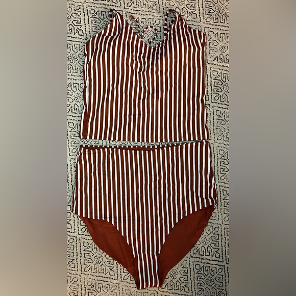 Coral Reef swimsuit in rust color **please note sizing** - Picture 1 of 7